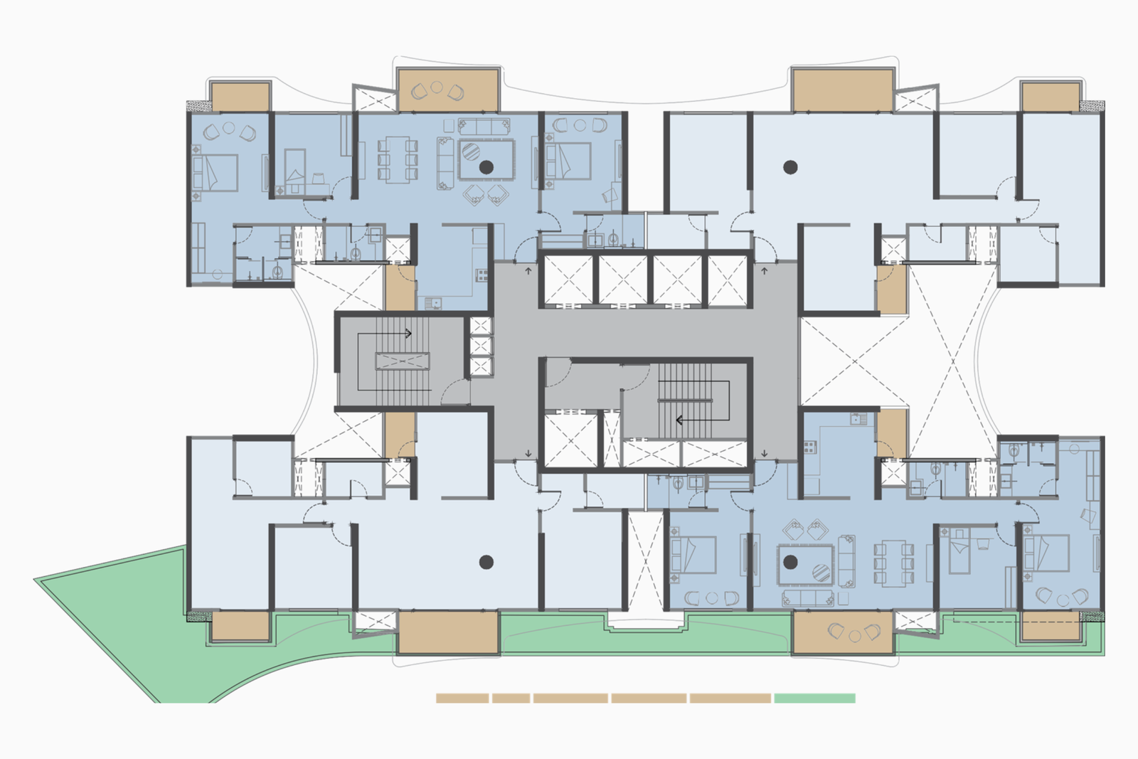 TOWER-2      First Floor Plan