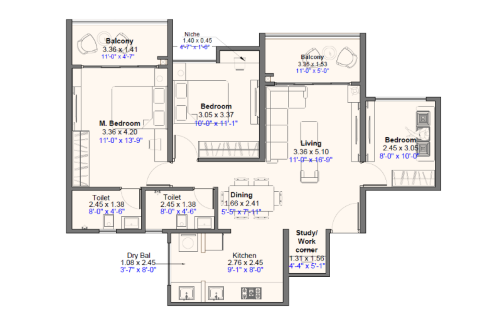 3 BHK