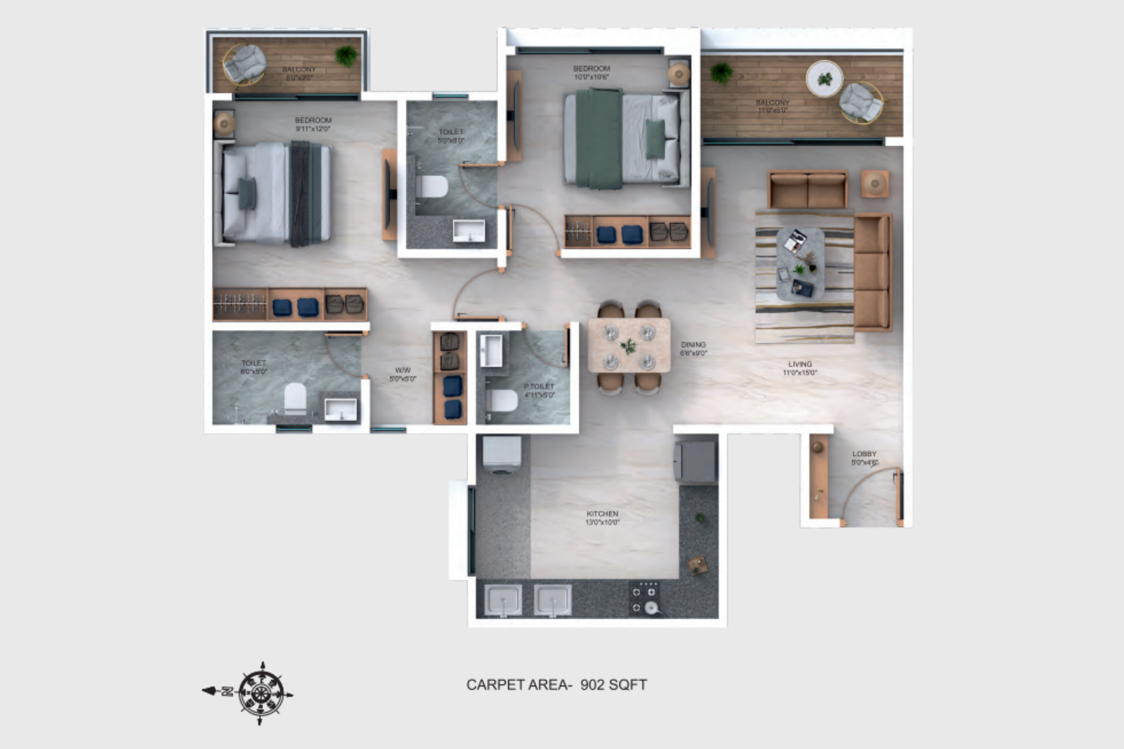 2 BHK