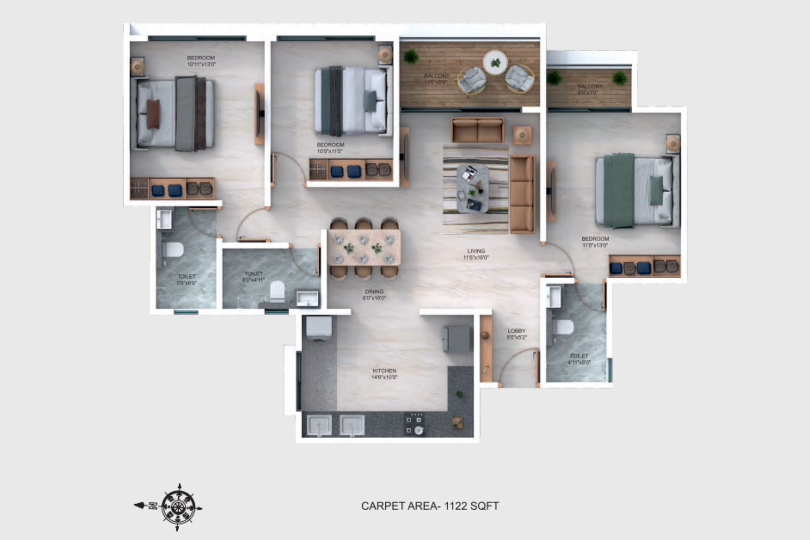 3 BHK