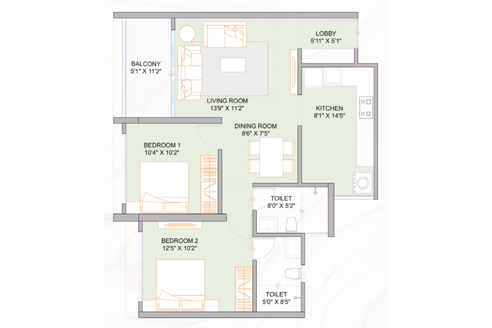 2 BHK